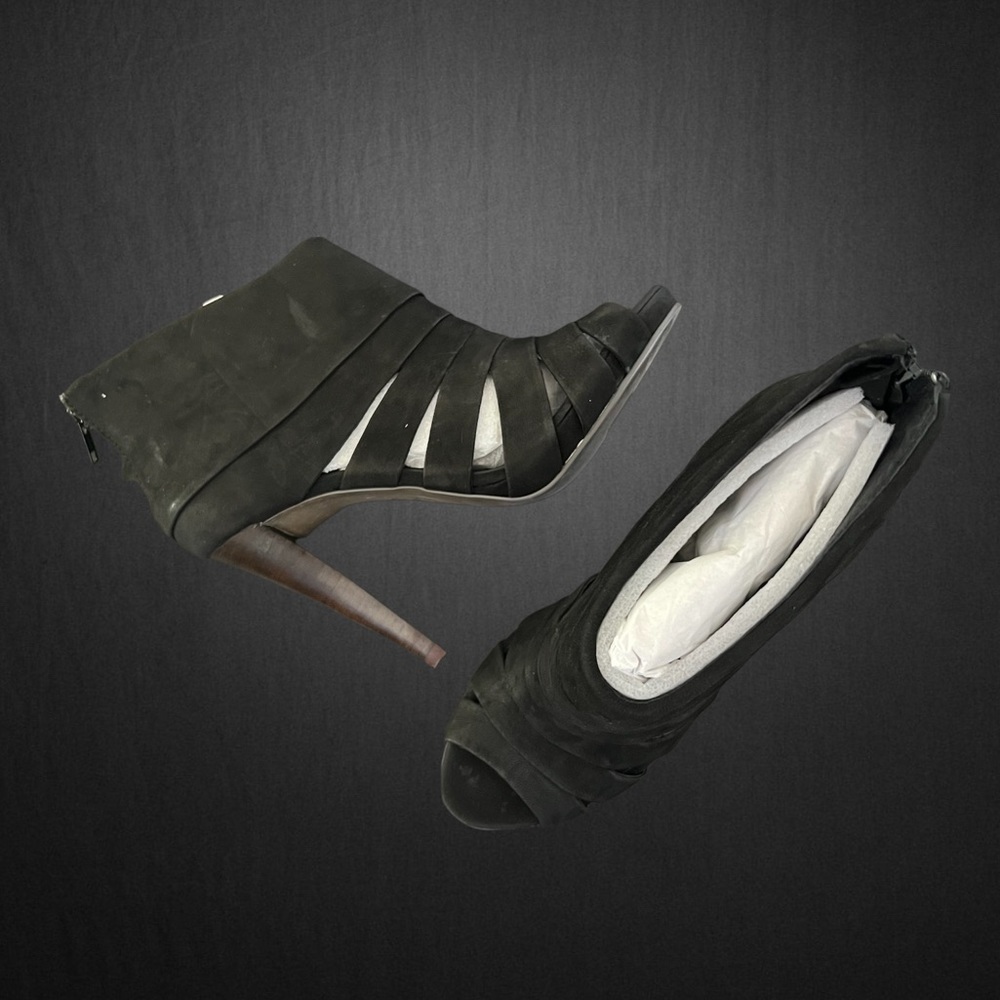 🖤NIB🖤 ASH Kim Open Toe Slashed Suede Heels